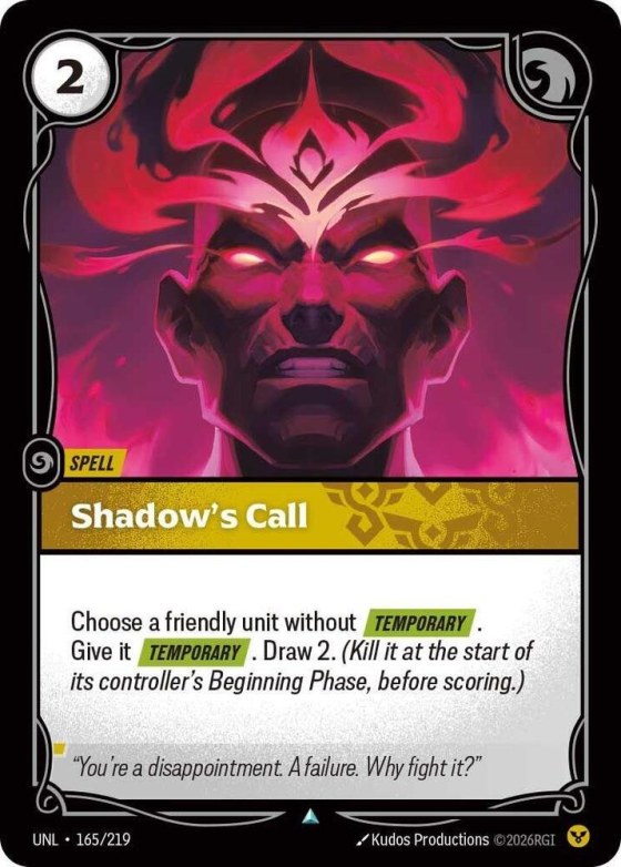Shadow's Call - Foil