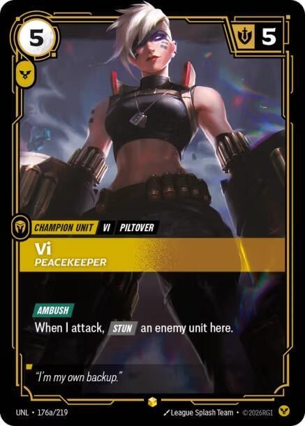 Vi, Peacekeeper