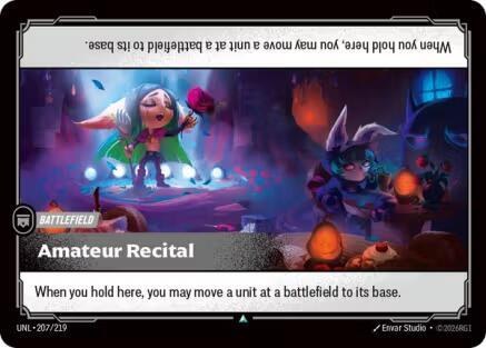 Amateur Recital - Foil