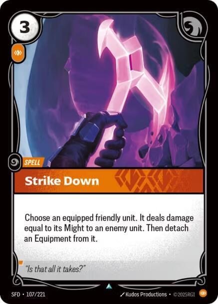 Strike Down - Foil