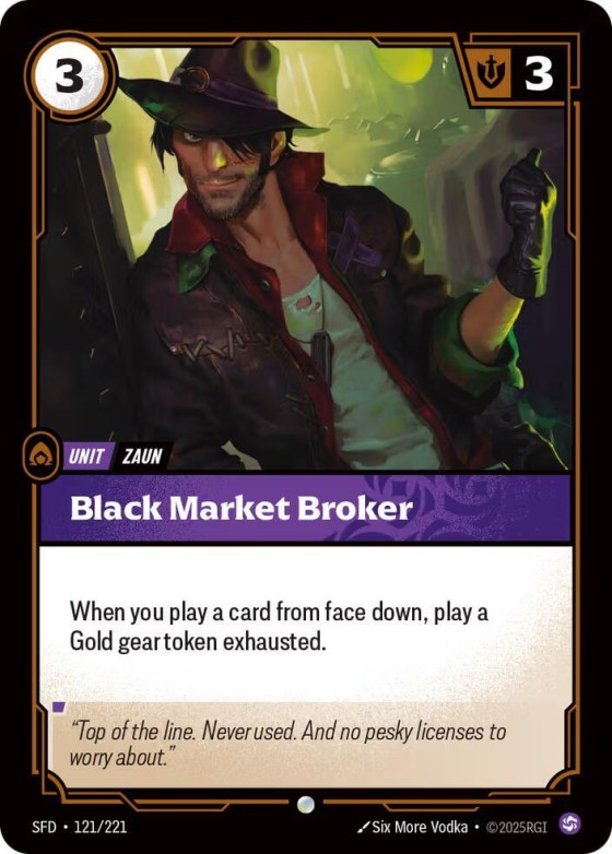 Black Market Broker - Foil