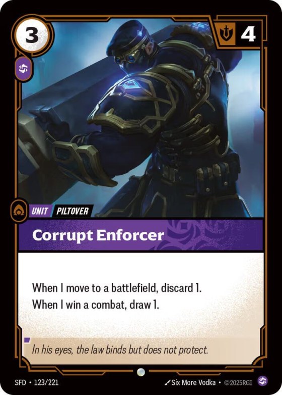 Corrupt Enforcer - Foil
