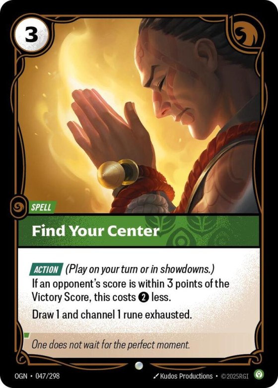 Find Your Center - Foil