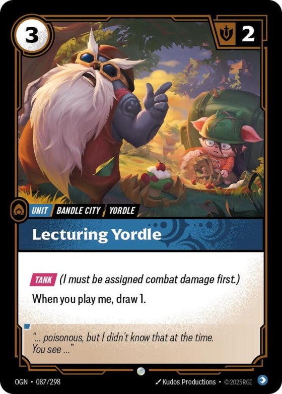 Lecturing Yordle