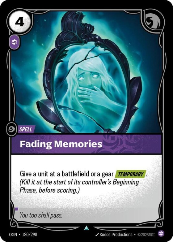 Fading Memories - Foil