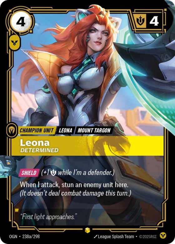 Leona, Determined