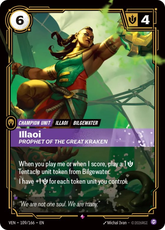 Illaoi, Prophet of the Great Kraken - Champion