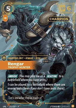 Rengar, Trophy Hunter - Champion