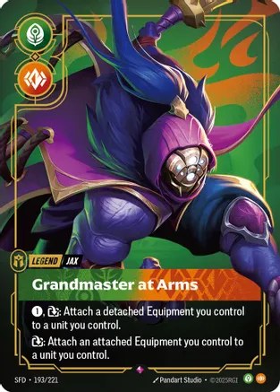 Jax, Grandmaster At Arms - Prize Wall