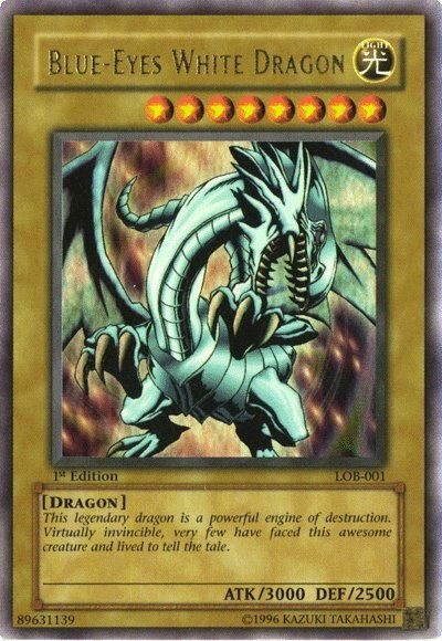 Blue-Eyes White Dragon - 1st Edition