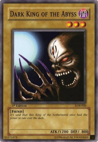 Dark King of the Abyss - 1st Edition