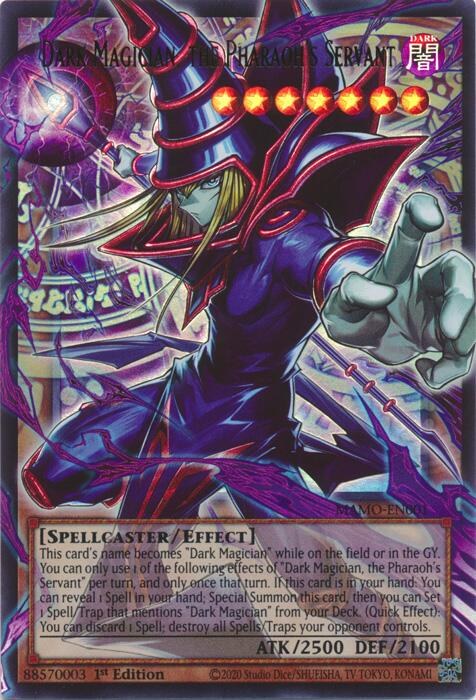 Dark Magician, the Pharaoh's Servant - Extended Art