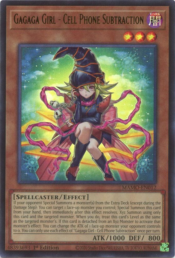 Gagaga Girl - Cell Phone Subtraction - 1st Edition