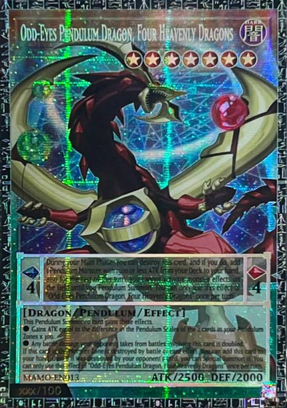 Odd-Eyes Pendulum Dragon, Four Heavenly Dragons - Gmr