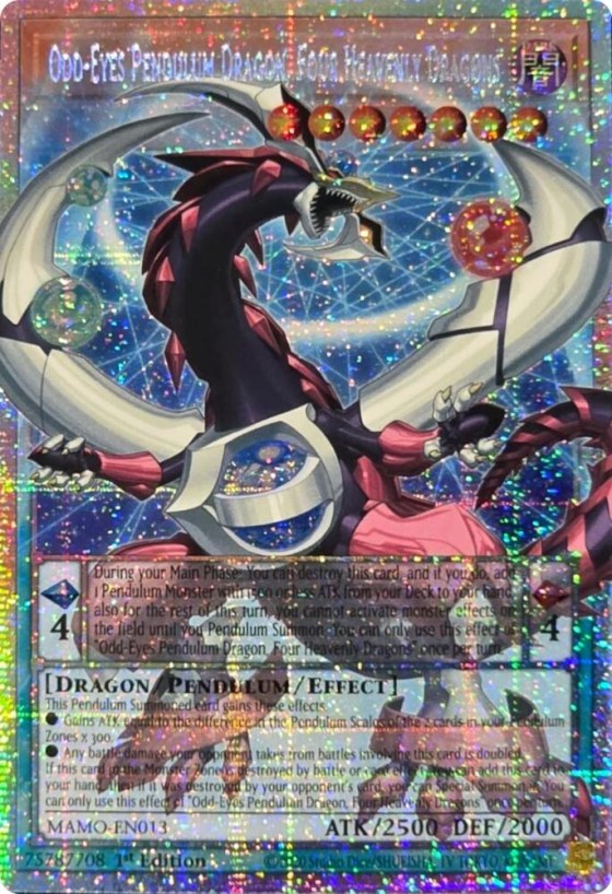 Odd-Eyes Pendulum Dragon, Four Heavenly Dragons - Starlight Rare Extended Art