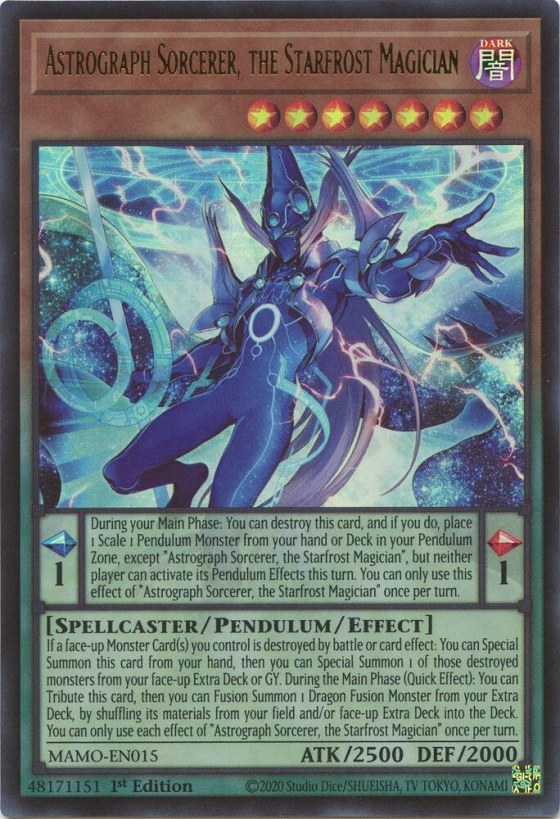 Astrograph Sorcerer, the Starfrost Magician - 1st Edition