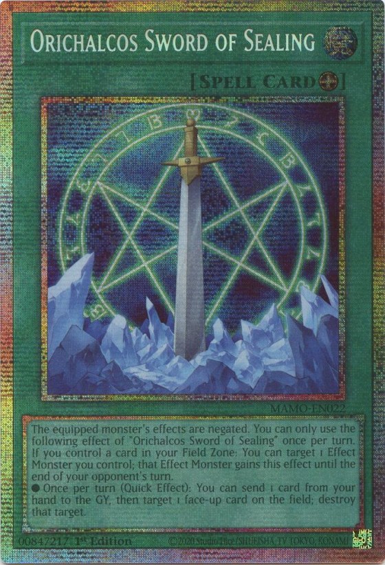 Orichalcos Sword of Sealing - Starlight Rare