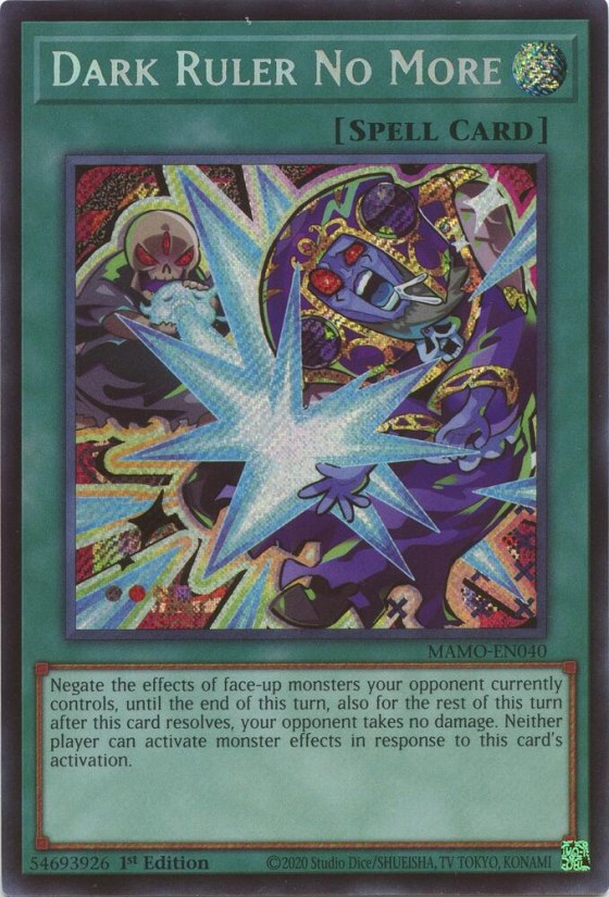 Dark Ruler No More - Secret Rare