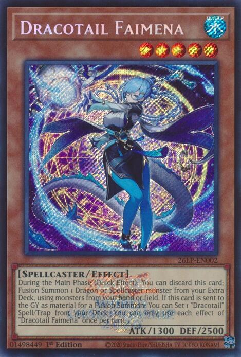 Dracotail Faimena - Emblazoned Secret Rare