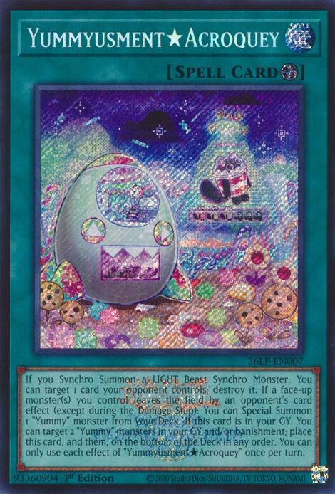 YummyusmentAcroquey - Emblazoned Secret Rare