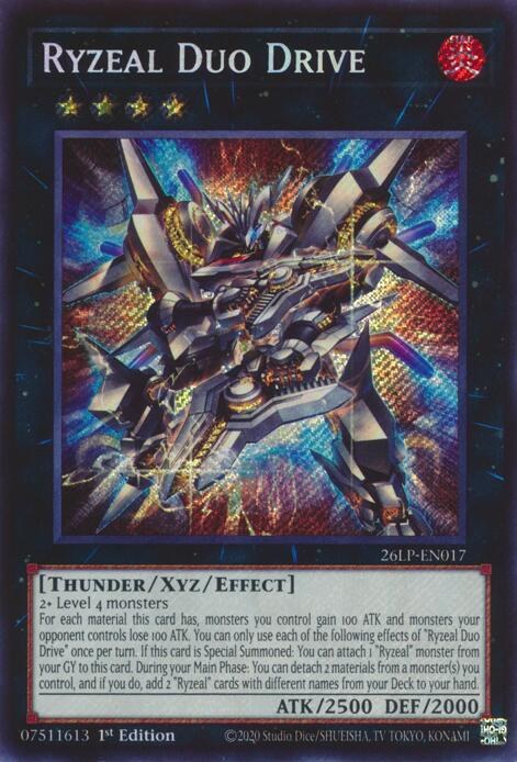 Ryzeal Duo Drive - Secret Rare