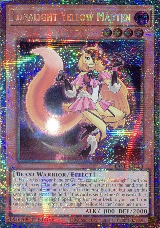 Lunalight Yellow Marten - Starlight Rare