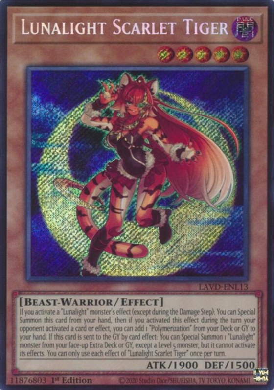 Lunalight Scarlet Tiger - Secret Rare