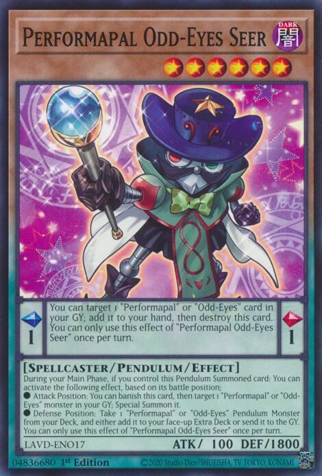 Performapal Odd-Eyes Seer - 1st Edition