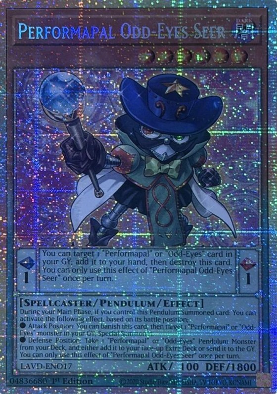 Performapal Odd-Eyes Seer - Starlight Rare