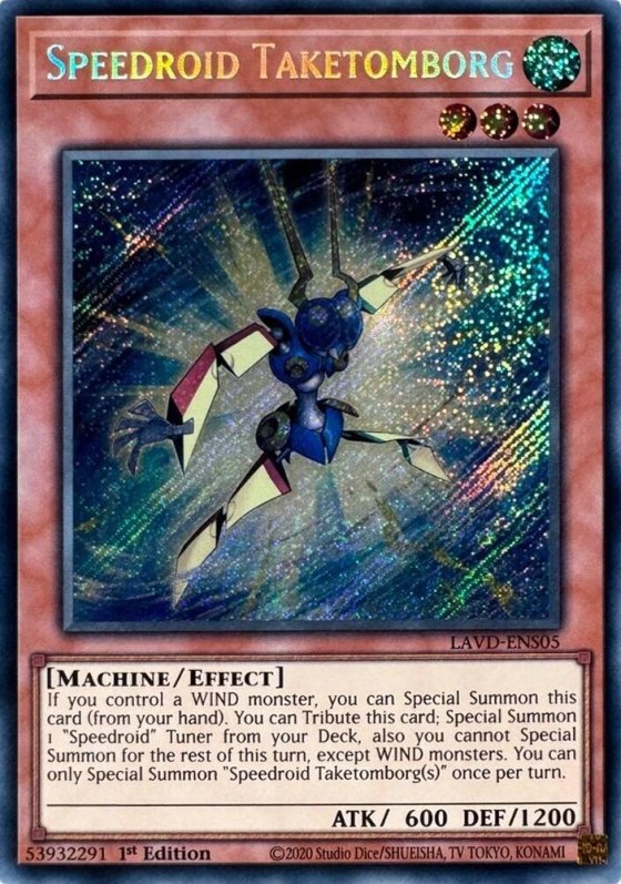 Speedroid Taketomborg - Secret Rare