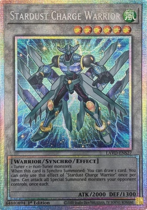Stardust Charge Warrior - Starlight Rare