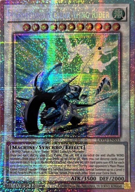 Hi-Speedroid Clear Wing Rider - Starlight Rare