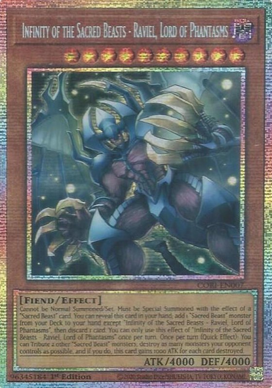 Infinity of the Sacred Beasts - Raviel, Lord of Phantasms - Starlight Rare