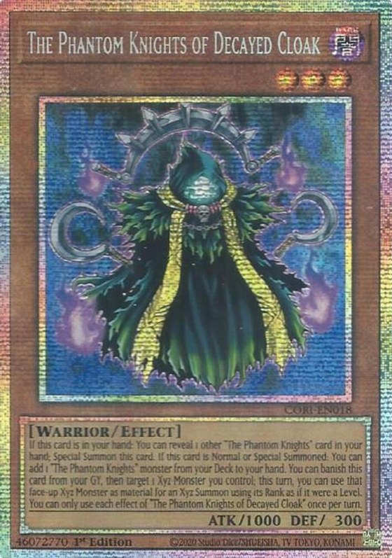 The Phantom Knights of Decayed Cloak - Starlight Rare