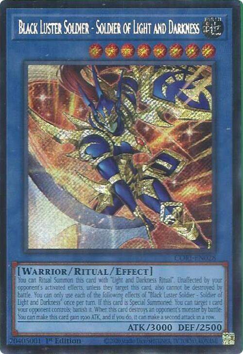 Black Luster Soldier - Soldier of Light and Darkness - Secret Rare