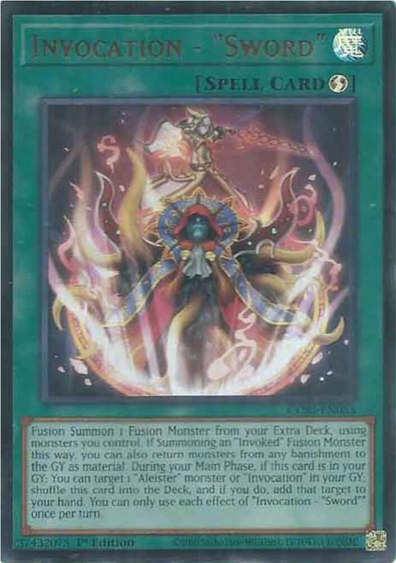 Invocation - "Sword" - 1st Edition