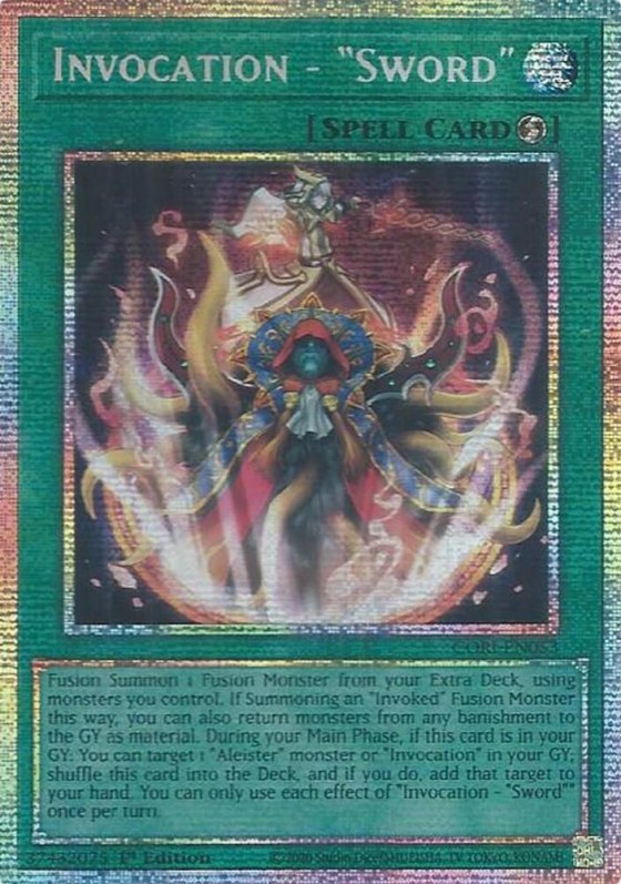 Invocation - "Sword" - Starlight Rare