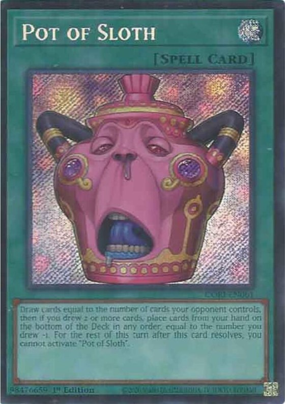 Pot of Sloth - 1st Edition