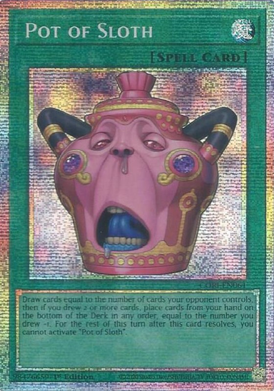 Pot of Sloth - Starlight Rare