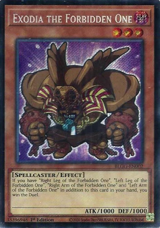 Exodia the Forbidden One - 1st Edition