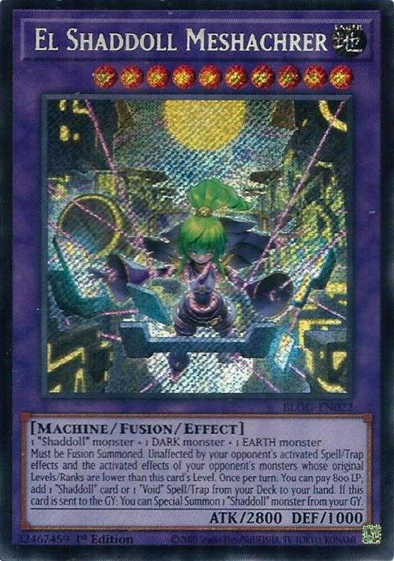 El Shaddoll Meshachrer - 1st Edition