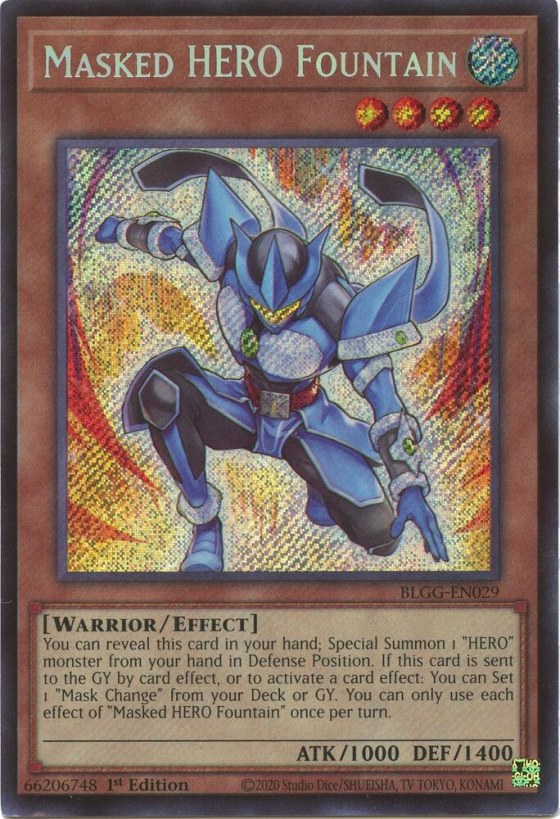Masked HERO Fountain - 1st Edition