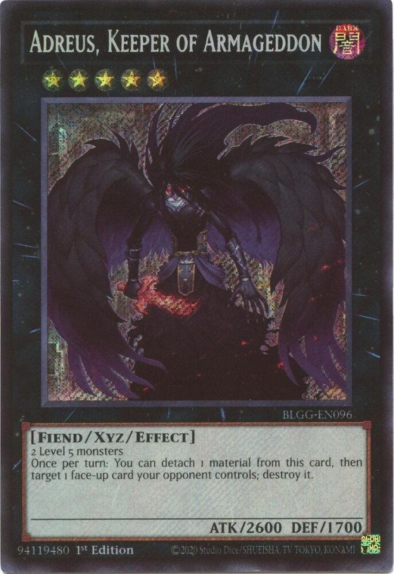 Adreus, Keeper of Armageddon - 1st Edition