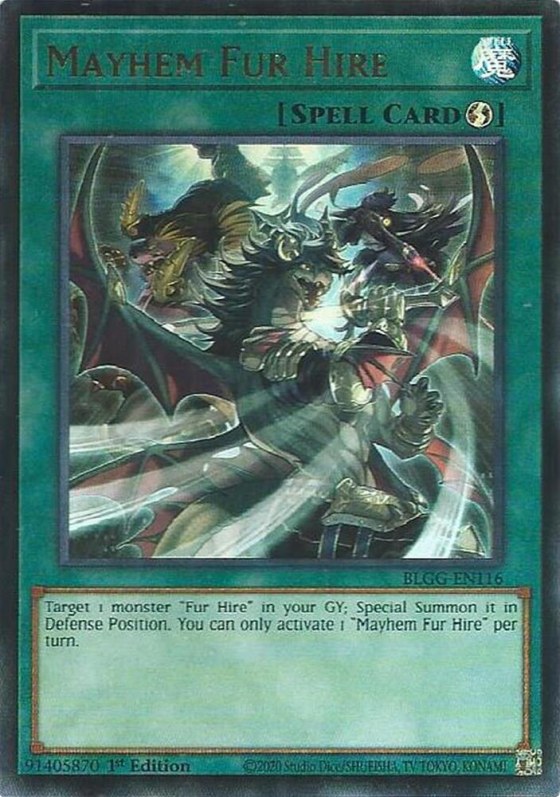 Mayhem Fur Hire - 1st Edition