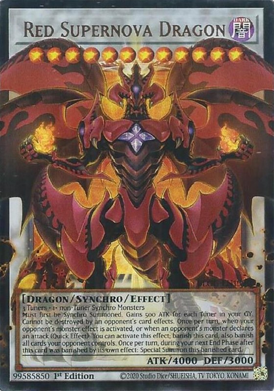 Red Supernova Dragon - 1st Edition