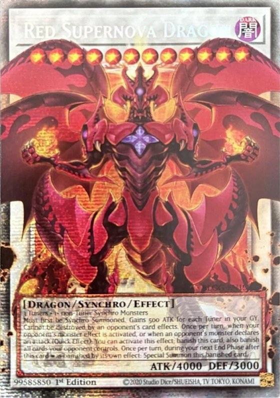 Red Supernova Dragon - Starlight Rare