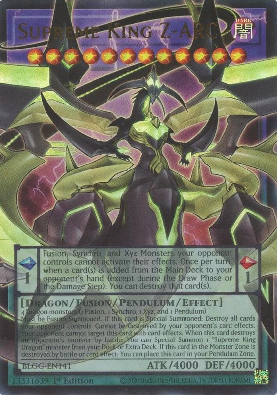 Supreme King Z-ARC - 1st Edition
