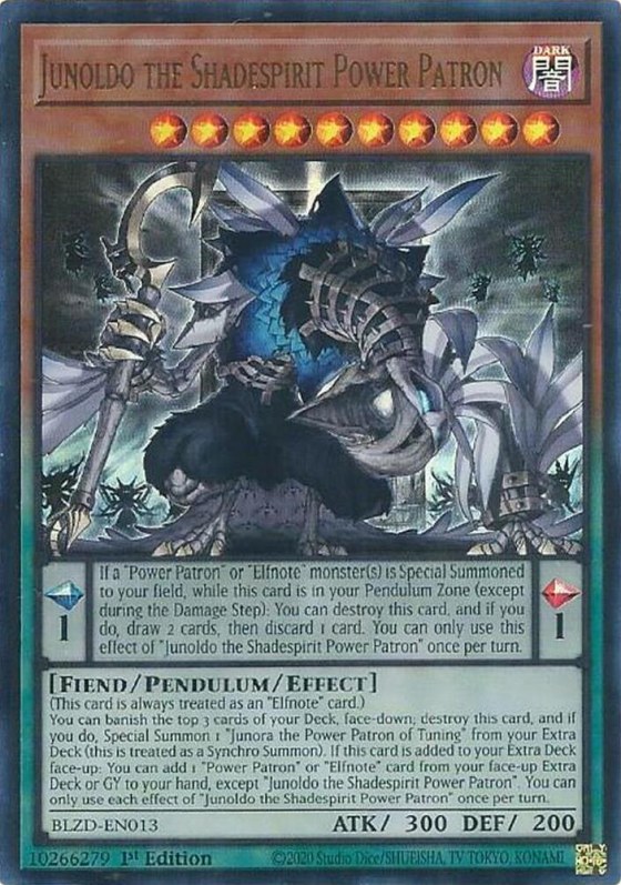 Junoldo the Shadespirit Power Patron - 1st Edition