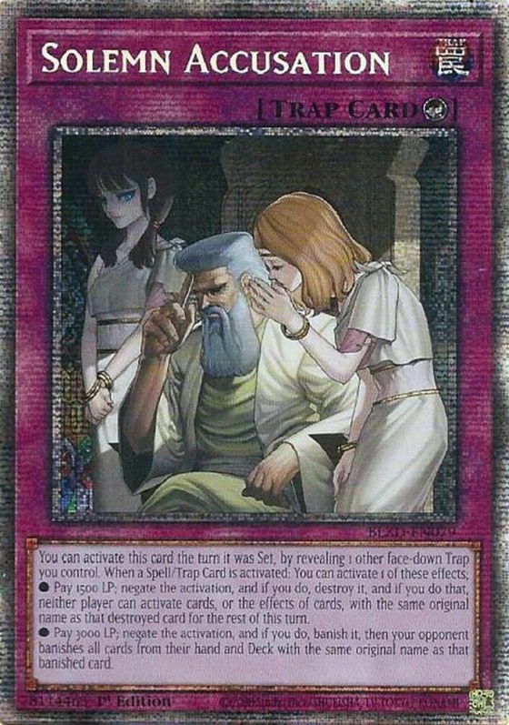 Solemn Accusation - Starlight Rare