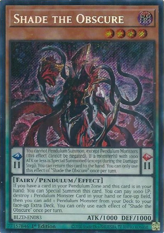 Shade the Obscure - 1st Edition